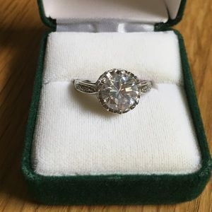 Sterling Silver CZ Diamond Ring